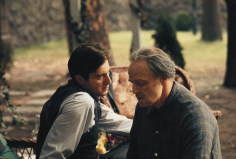 Marlon Brando and Al Pacino (Close Up), The Garden, &quot;The Godfather&quot;, New York, 1971, Archival Pigment Print