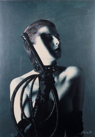 Uta Domina, (Uta Dominatrix), 1987, Unqiue Vintage Hand Colored Silver Gelatin Photograph