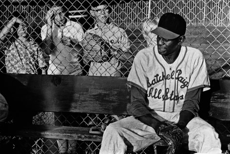 Satchel Paige with Kids, 1962, Silver Gelatin Photograph