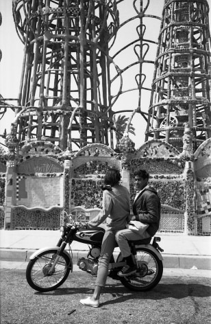 Watts Towers, Los Angeles, ca. 1968, Silver Gelatin Photograph, Ed. of 15