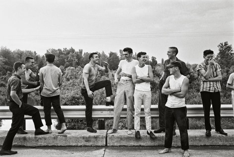 Boys Laughing on Bridge, Philadelphia, Mississippi,&nbsp;1964, Silver Gelatin Photograph