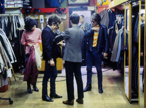Dylan Clothes Shopping, NYC, 1965, Archival Pigment Print