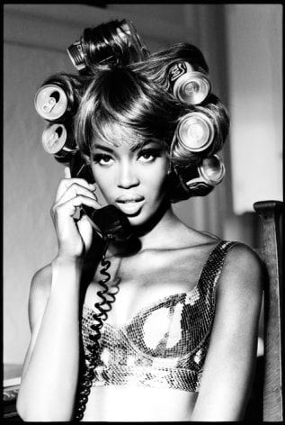 Naomi&rsquo;s Rollers, 2004, 20 x 16 Silver Gelatin Photograph, Ed. 15