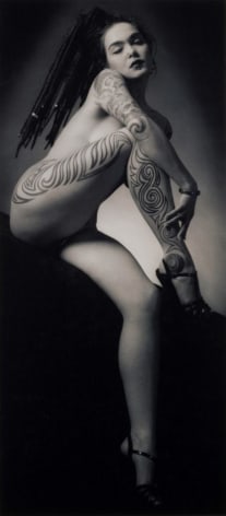 Suzie Q. I, 1995, Vintage Blue Toned Silver Gelatin Photograph, Ed. of 30