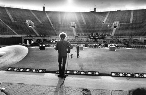 Bob Dylan Sound Check, 1965, Silver Gelatin Photograph