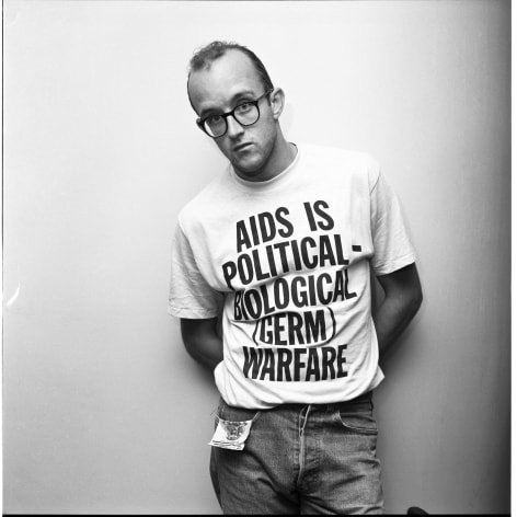 Volker Hinz Keith Haring in Lawerence, Kansas, 1987