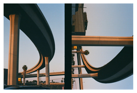 Los Angeles Overpass Diptych, 2022, Archival Pigment Print