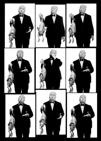 Alfred Hitchcock (Contact Sheet), Los Angeles, 1973, Archival Pigment Print
