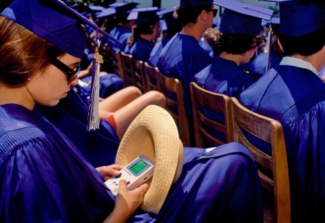 Commencement Ceremony at Crossroads School, Santa Monica, 1992, Archival Pigment Print