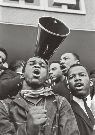 John Lewis, Dr. King, and Andrew Young, Alabama, 1965, Silver Gelatin Photograph