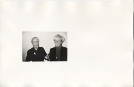 Georgia O&#039;Keefe and Andy, 1983, Silver Gelatin Photograph