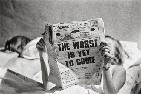 The Worst Is Yet To Come, New York, c. 1968, 16 x 20 Inches, Silver Gelatin Photograph, Edition of 25