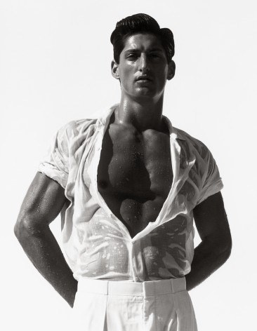 Herb Ritts Tony in White, Hollywood, 1988