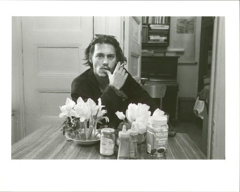 Johnny Depp, Ginsberg&#039;s Kitchen, after United States of Poetry shoot, April 14, 1994, Archival Pigment Print, Ed. of 25