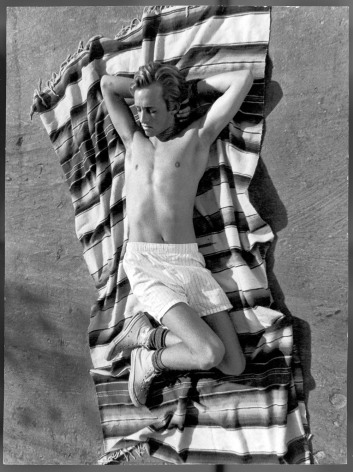 Boy on Blanket,&nbsp;Hollywood, CA,&nbsp;1989, Archival Pigment Print