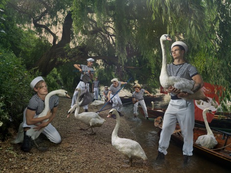 Swan Upping, 2018, C-Print