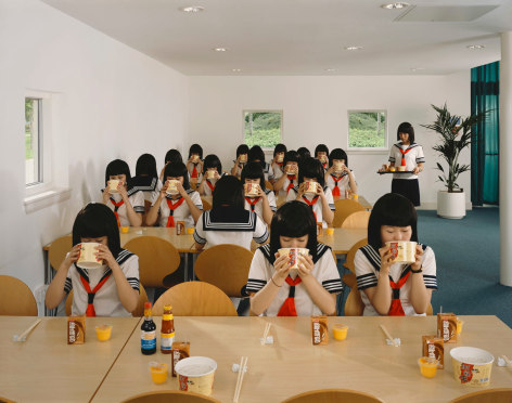 Eating noodles, 2007, C-Print