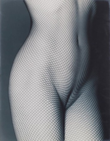 Netztorso I, (Torso in Net One),1993, Vintage Blue Toned Silver Gelatin Photograph, Ed. of 30