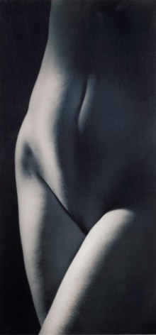 Flammentorso, (Flame Torso), 1995, Vintage Blue Toned Silver Gelatin Photograph, Ed. of 30