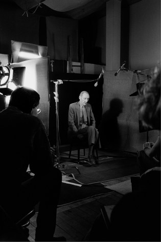 William S. Burroughs, Soho, Interview for Heavy Petting, Soho Loft, N.Y.C., 1986, Archival Pigment Print, Ed. of 25