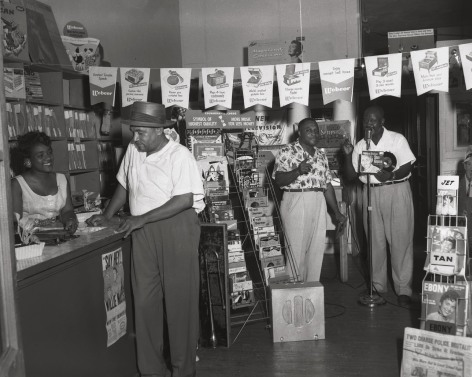 A Memphis record store in the Summer, 1954, Archival Pigment Print
