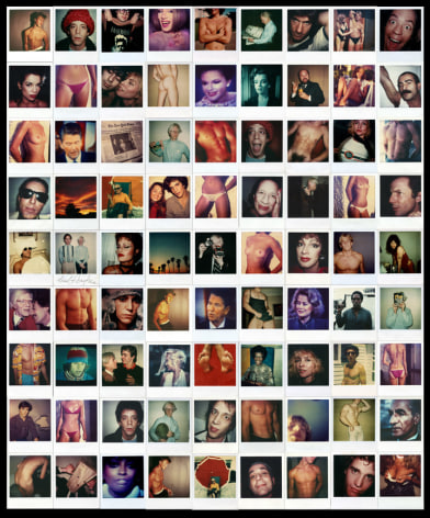 Portraits of an Era, Polaroid Collage #1 (81 Portraits), 1975-1984