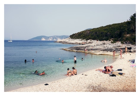 Beach Near Fiskardo, 2021, Archival Pigment Print