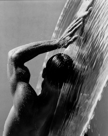 Waterfall IV, Hollywood, 1988, 20 x 16 Inches, Platinum Photograph, Edition of 25