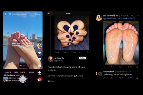 #FeetPics Ivy says, &quot;There are so many old men on Twitter looking for feet pics. My friends made a lot of money and we laugh about it. We are like, &#039;Oh yeah, I made $75 selling feet pics to some old guy,&#039;&quot; 2025