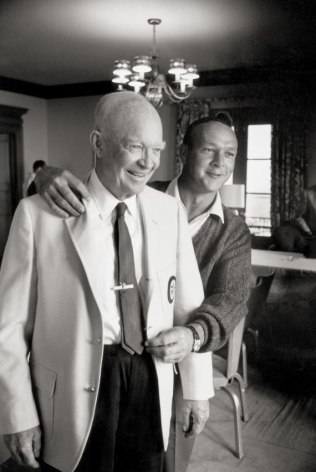 Dwight Eisenhower &amp;amp; Arnold Palmer, 1965, Silver Gelatin Photograph