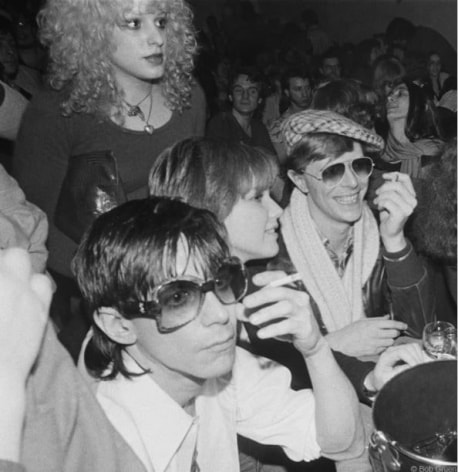 Iggy Pop, Nancy Spungen, Cyrinda Fox &amp; David Bowie, NYC, 1977