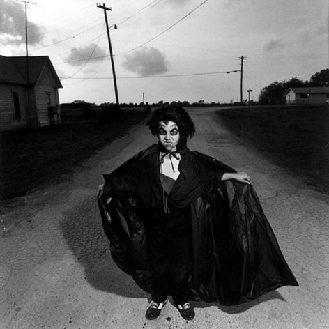 Halloween Boy, Texas, 1983, Silver Gelatin Photograph
