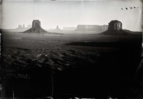 How the West Was Won, Monument Valley, 2014, Unique Collodion Wet Plate