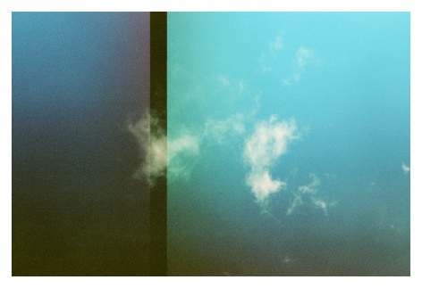 Blue Green and Puffs, n.d., Archival Pigment Print