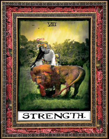 Strength, 2021, Hand Colored Photographic Scultpure