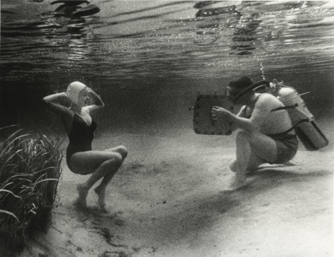 Underwater Publicity Shoot, ca. 1944, Silver Gelatin Photograph