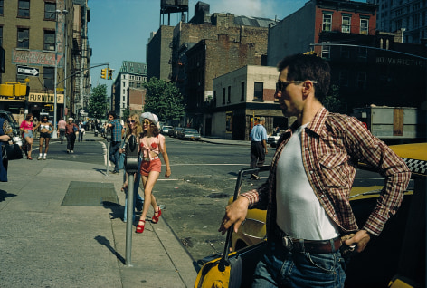 Jodie Crosses Street, &quot;Taxi Driver,&quot; New York, 1975&nbsp;&nbsp;, Archival Pigment Print&nbsp;