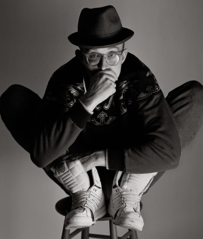 Keith Haring, New York, 1989, Silver Gelatin Photograph