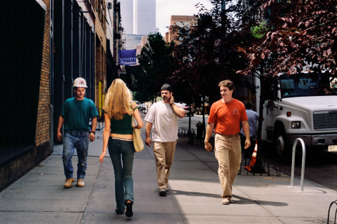 Sarah, 19, walks down the street, New York, New York, Archival Pigment Print
