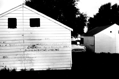 &quot;I Love Anybody...&quot; Migrant Camp Cabin, Arkansas,&nbsp;1961, Silver Gelatin Photograph