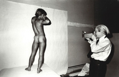 Andy Photographing Bobby Hunter 2, 1978, Silver Gelatin Photograph
