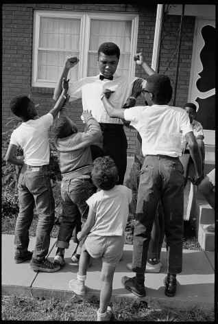 Muhammad Ali (Cassius Clay) with Children, Louisville, Kentucky, 1963