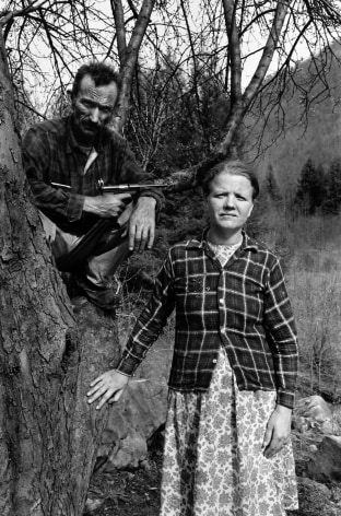 Husband and Wife, Harlan County, Kentucky, 1971, Silver Gelatin Photograph