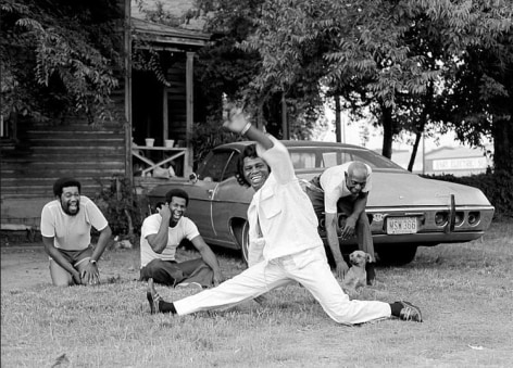 Harry Benson, James Brown Doing the Spit, 1979