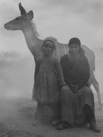 Zainab, her mother Miriam, and Frida, Kenya, 2020, Archival Pigment Print