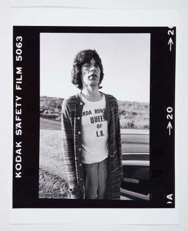Jagger in Montauk, 1976, Silver Gelatin Photograph