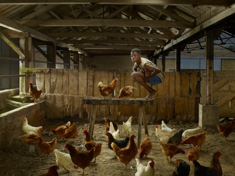 Sujit Kumar (The Chicken Boy), Fiji, 1978, C-Print