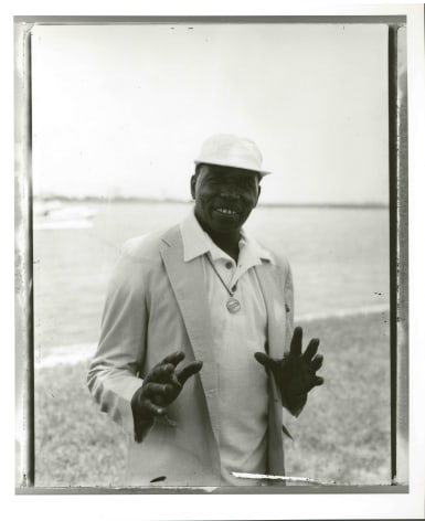 Elvin Jones, New Smyrna Beach, Florida, late May, 1984, Silver Gelatin Photograph