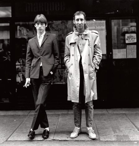Janette Beckman, Paul Weller and Pete Townshend, Soho, London, 1980