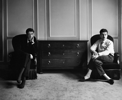 Alain Resnais and Alain Robbe-Grillet, n.d., Archival Pigment Print, Ed. of 5